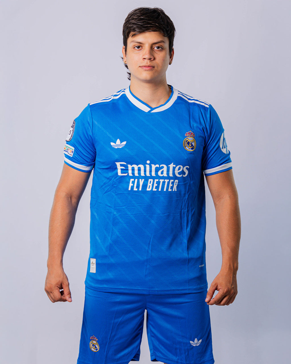 CONJUNTO REAL MADRID AZUL REY