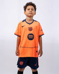 CONJUNTO FC BARCELONA NARANJA NIÑO