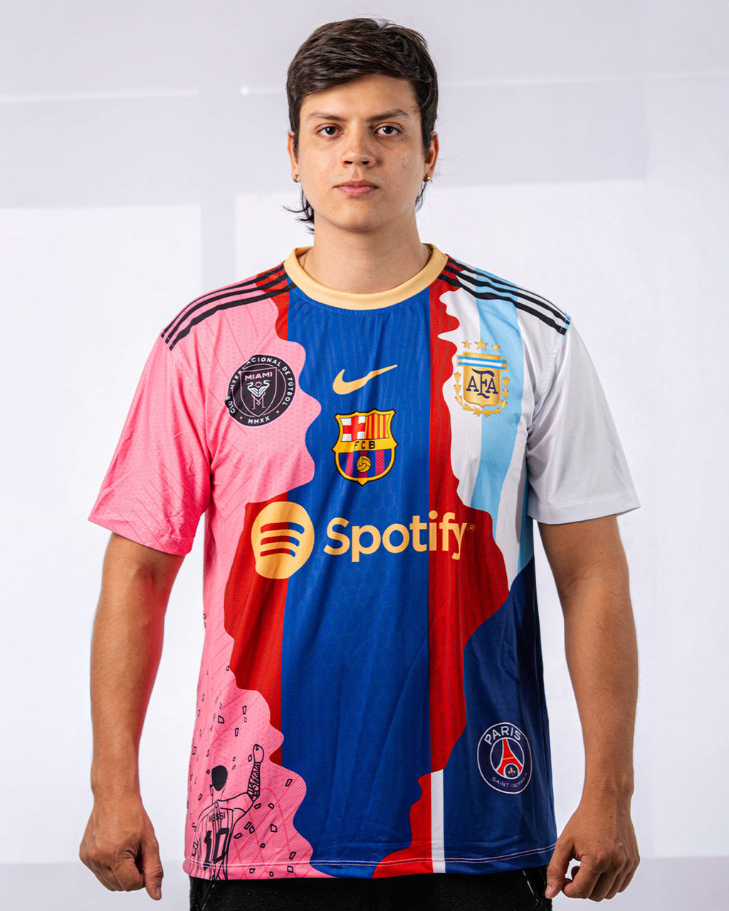 CAMISETA TODOS LOS EQUIPOS DE MESSI