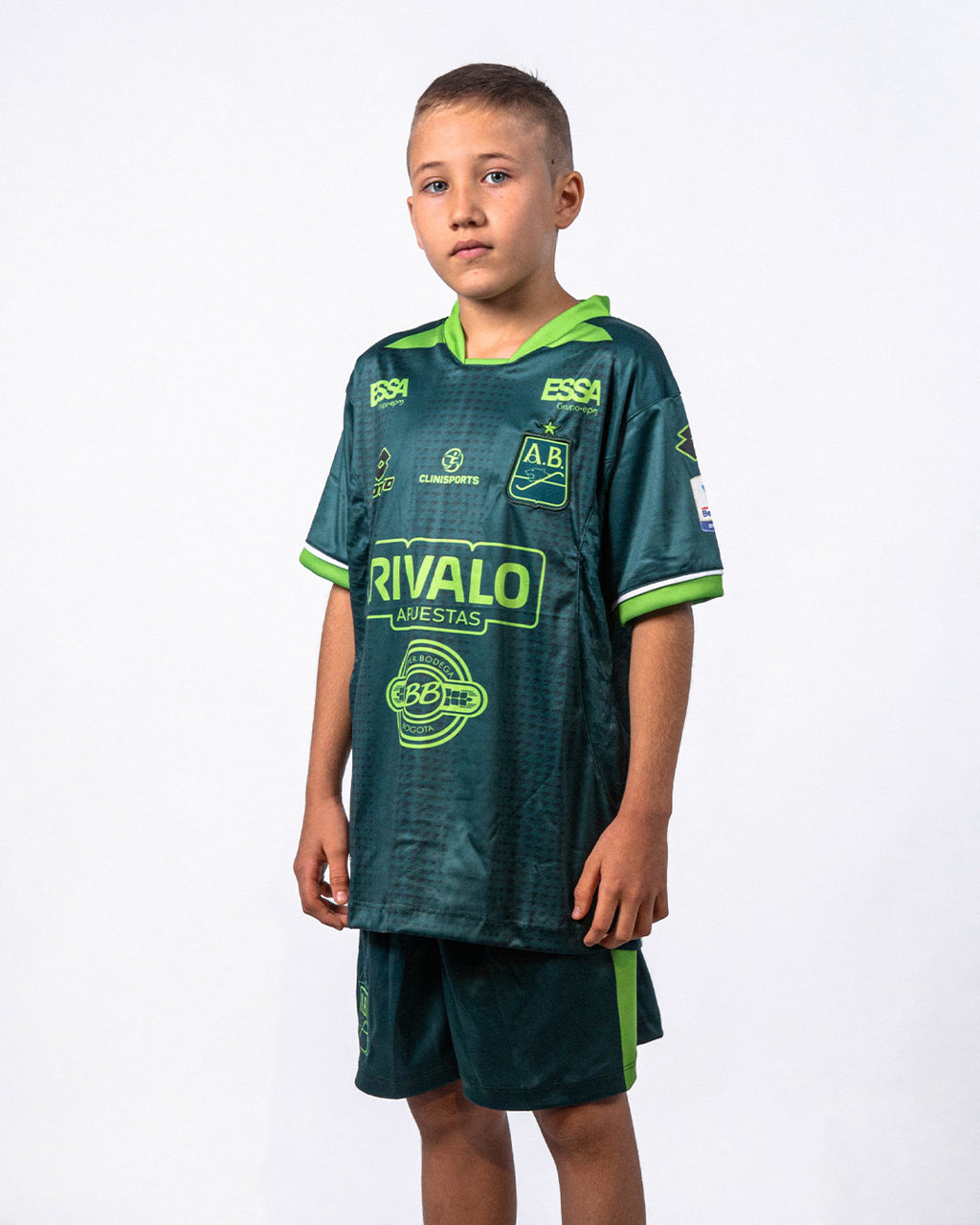 CONJUNTO ATLETICO BUCARAMNAGA NIÑO VISITANTE VERDE