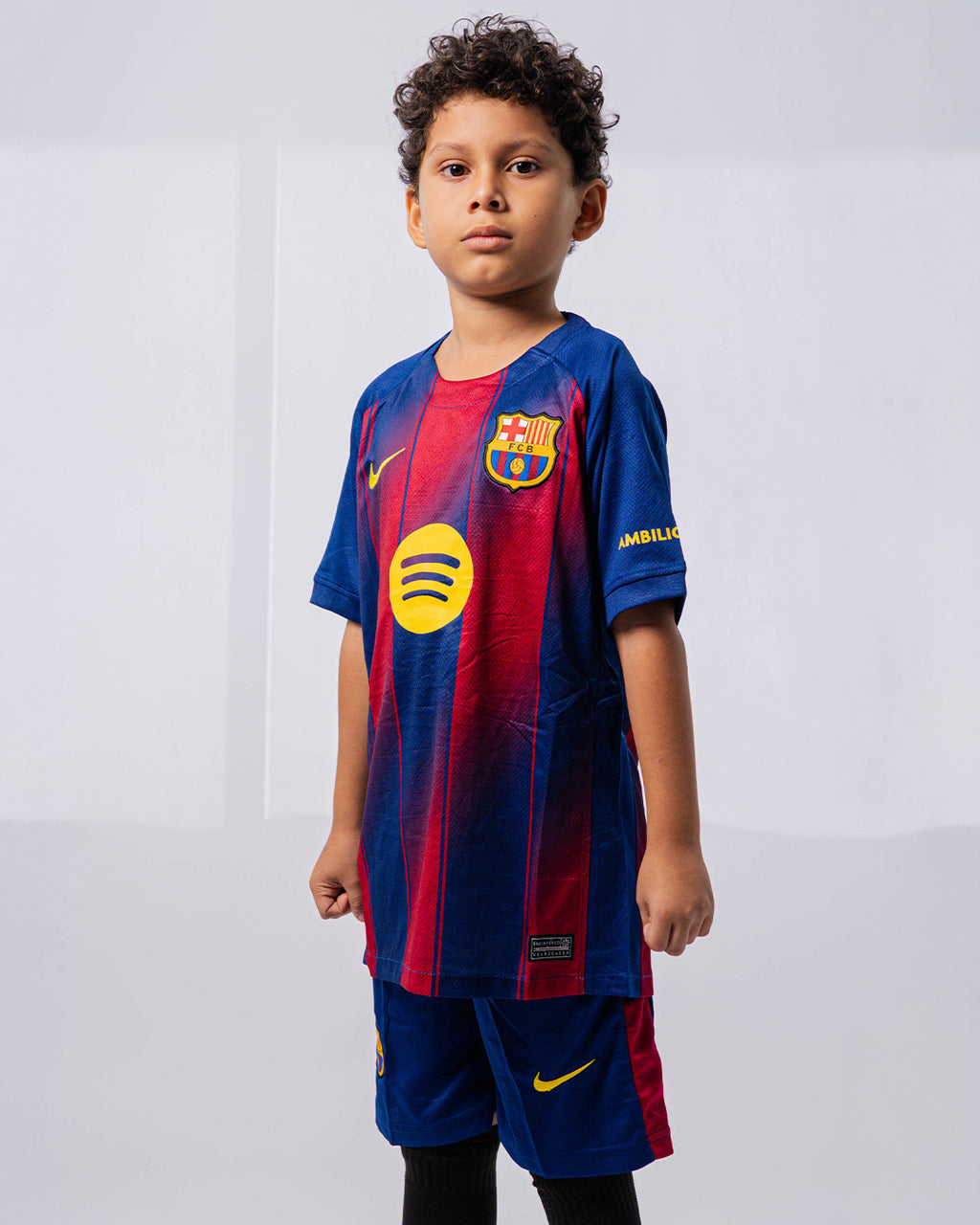 CONJUNTO PARA NIÑO FC BARCELONA LOCAL