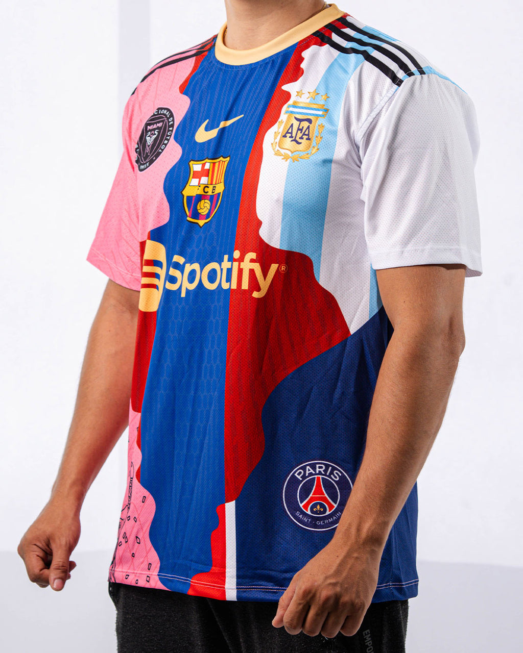 CAMISETA TODOS LOS EQUIPOS DE MESSI