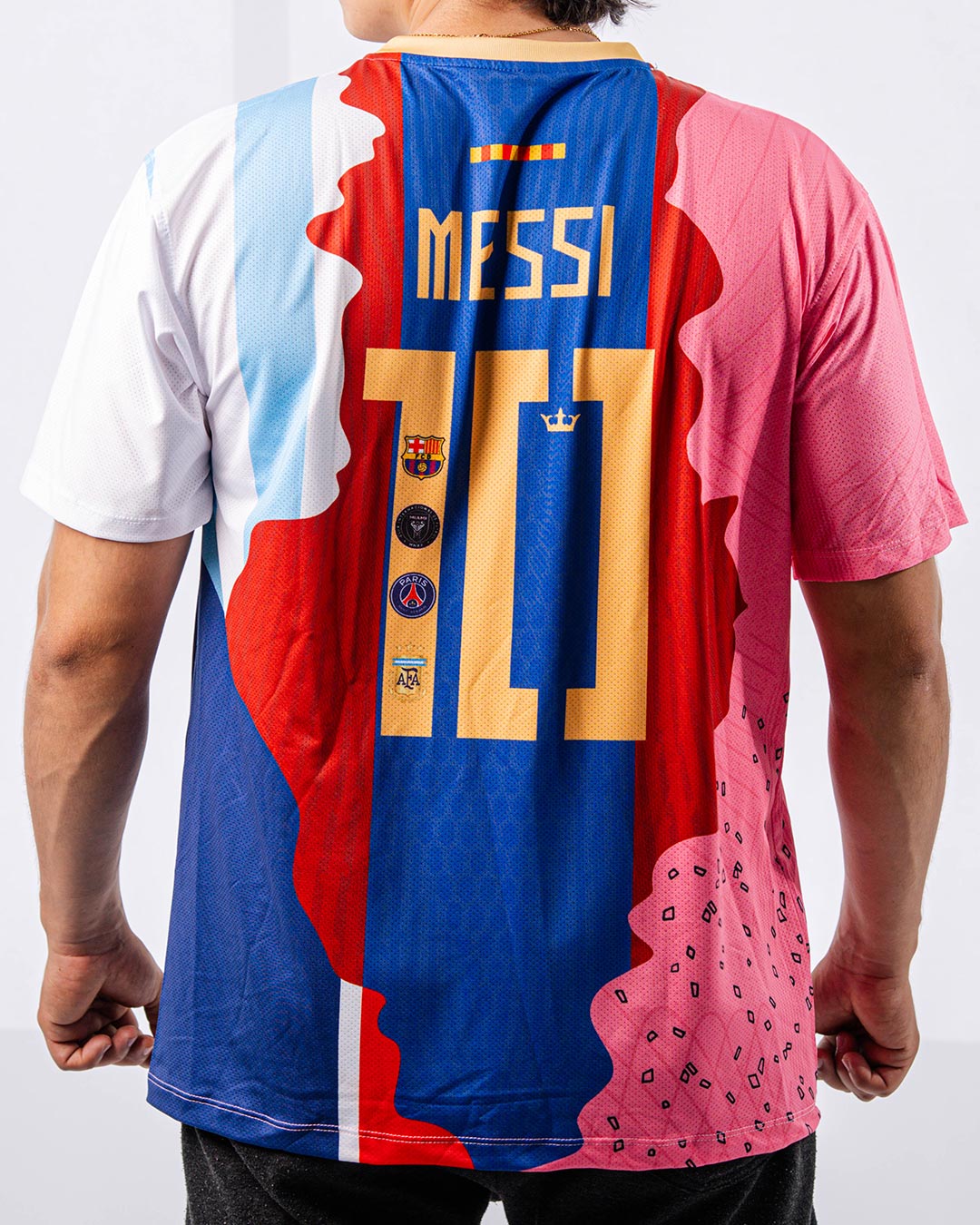 CAMISETA TODOS LOS EQUIPOS DE MESSI