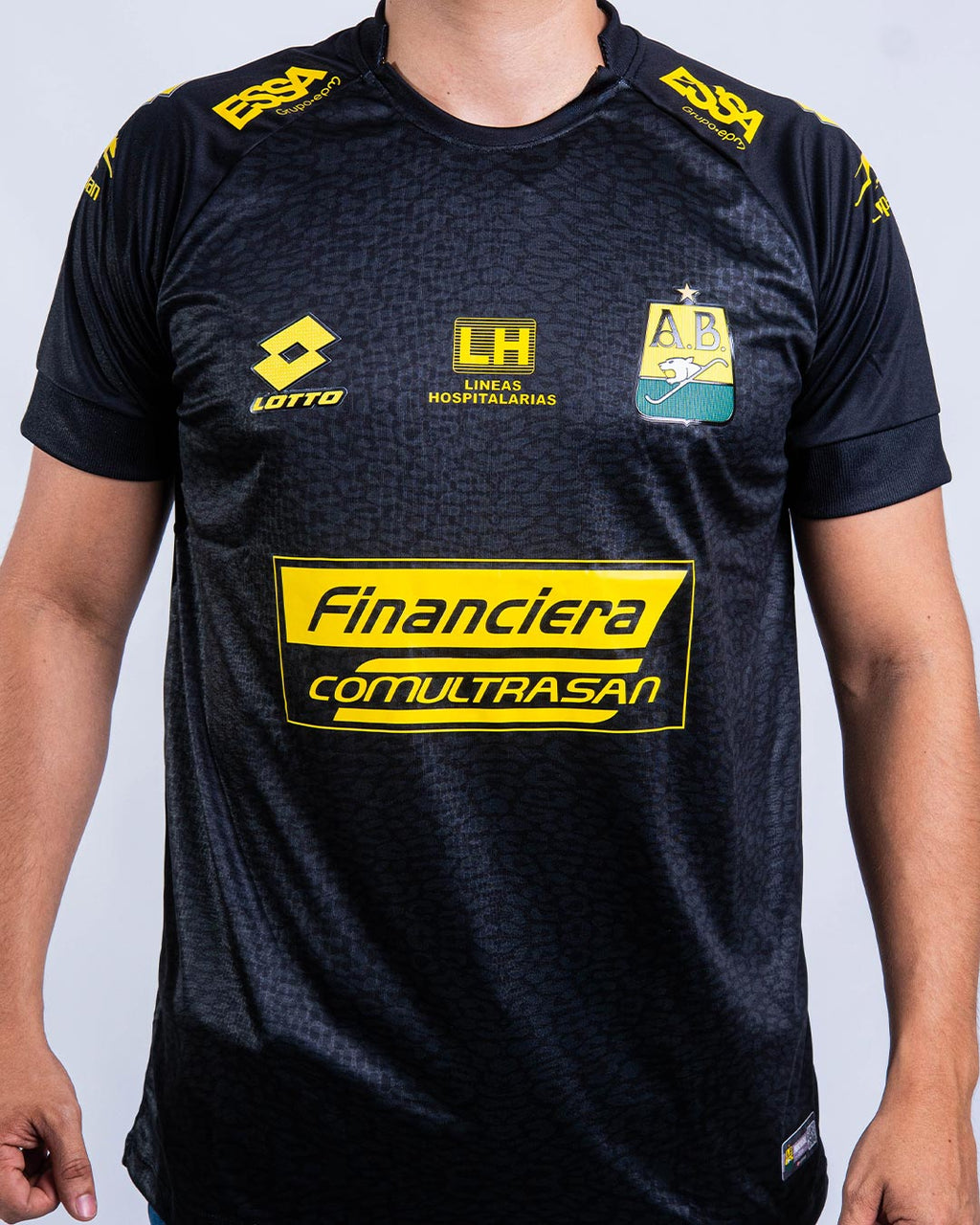 CAMISETA BUCARAMANGA NEGRA BLANCA 2026