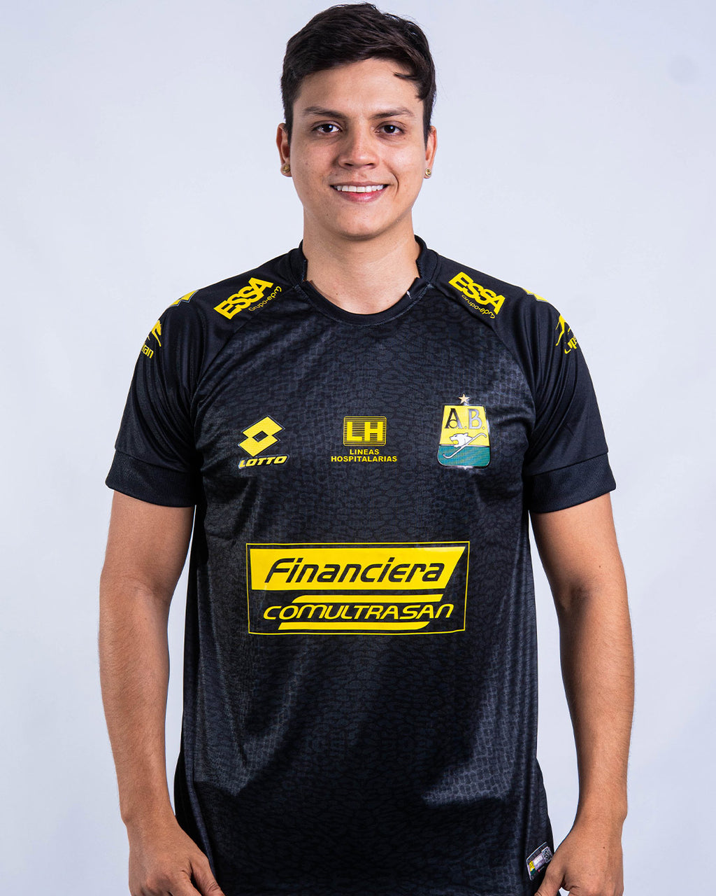 CAMISETA BUCARAMANGA NEGRA BLANCA 2026